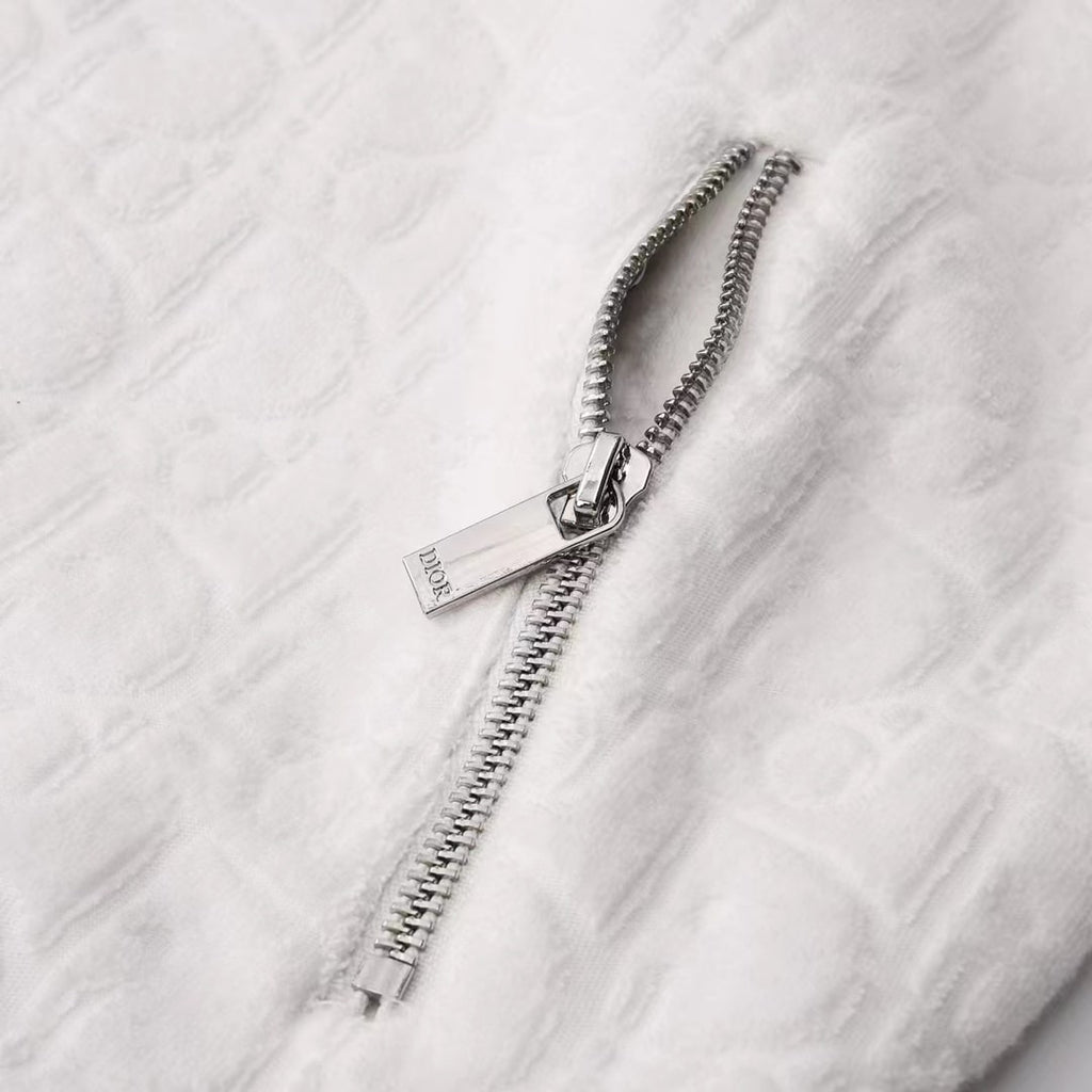 Dior White Oblique Towel Hoodie – Savonches