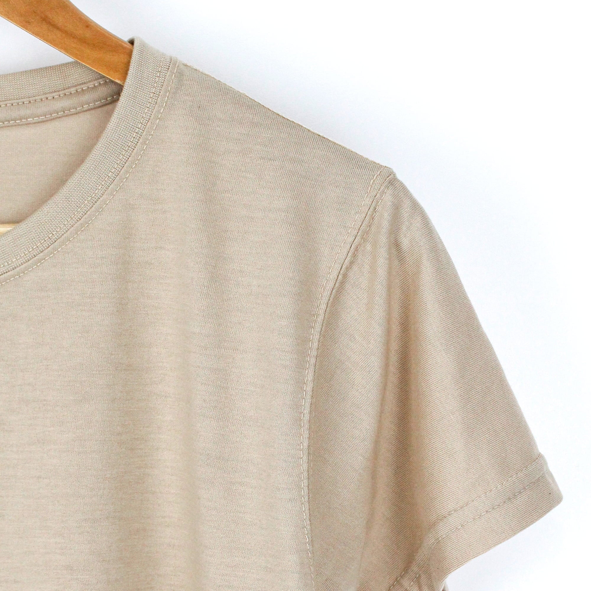Beige Plain Tee