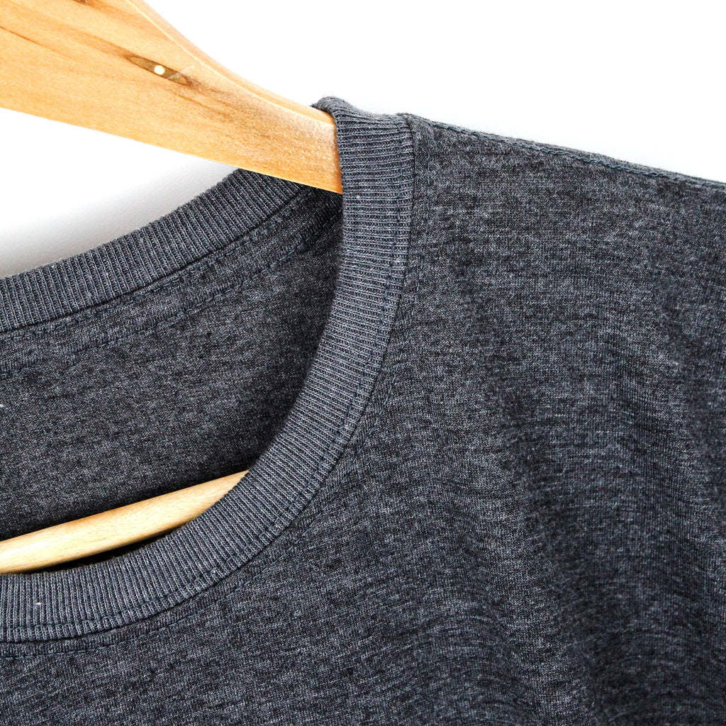 Charcoal Gray Plain Tee