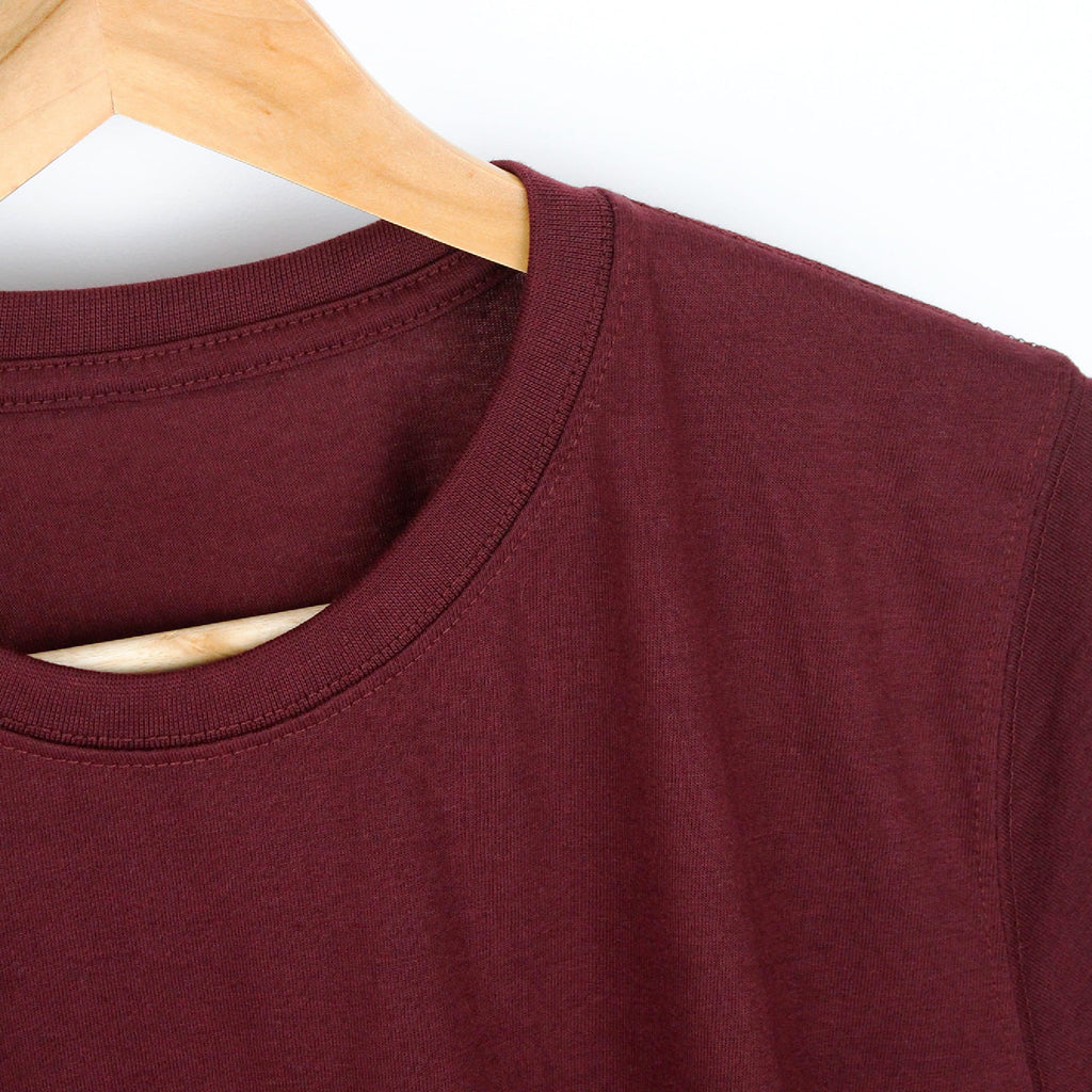 Maroon Plain Tee