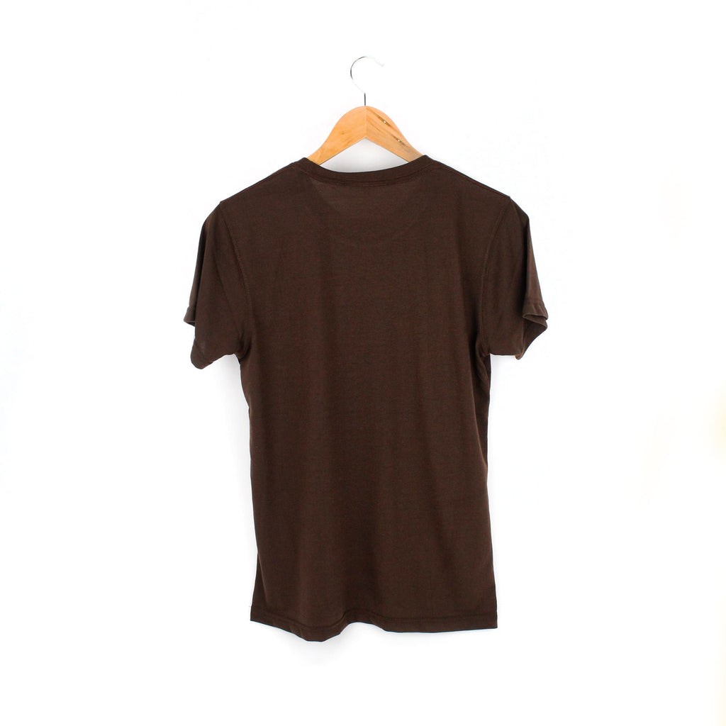Brown Plain Tee