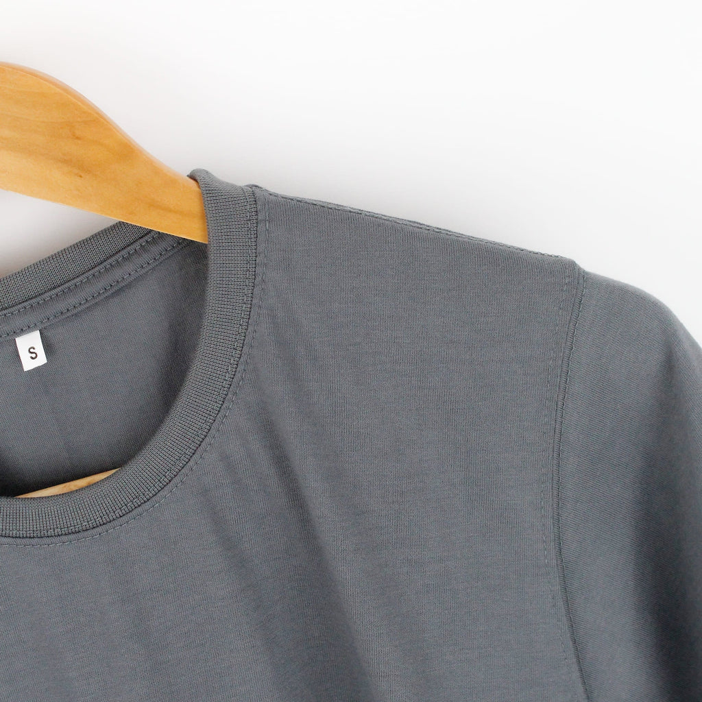 Steel Gray Plain Tee