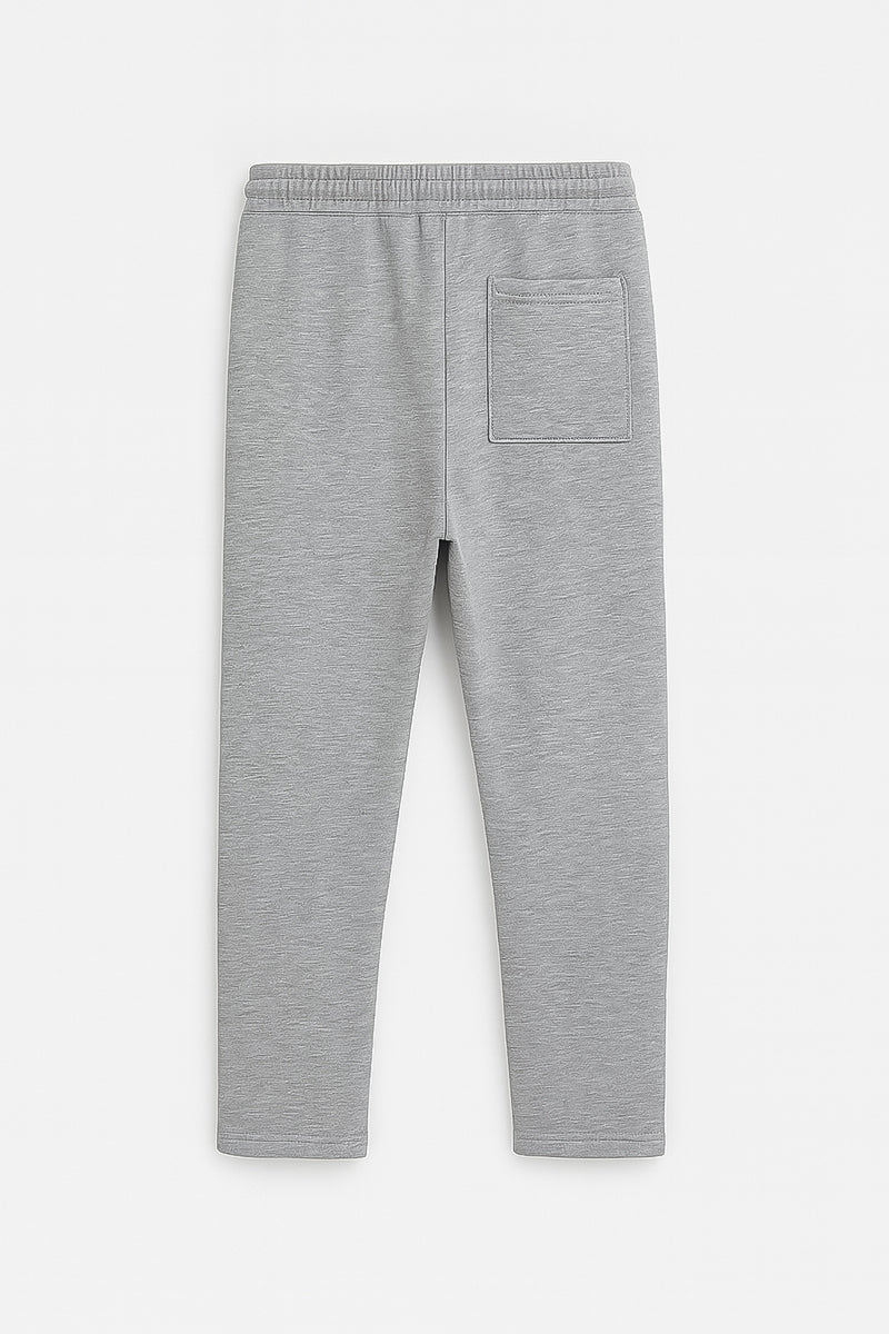 Light Grey Pleated Fleece Sweatpant