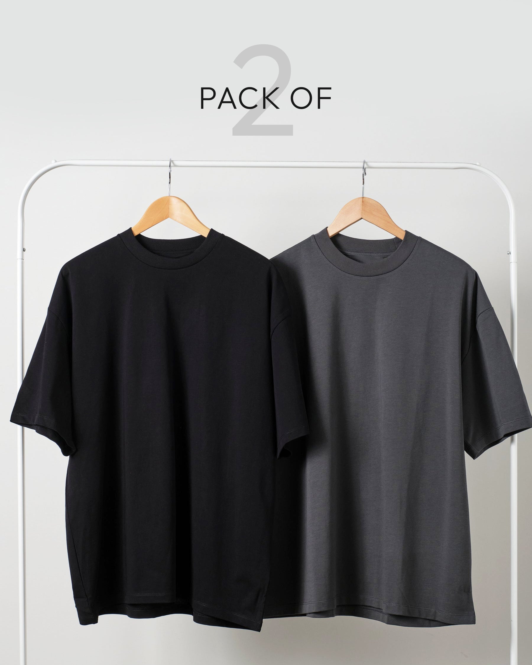 Pack of 2 Drop Shoulder Tees